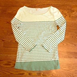 J. Crew 3/4 sleeve shirt